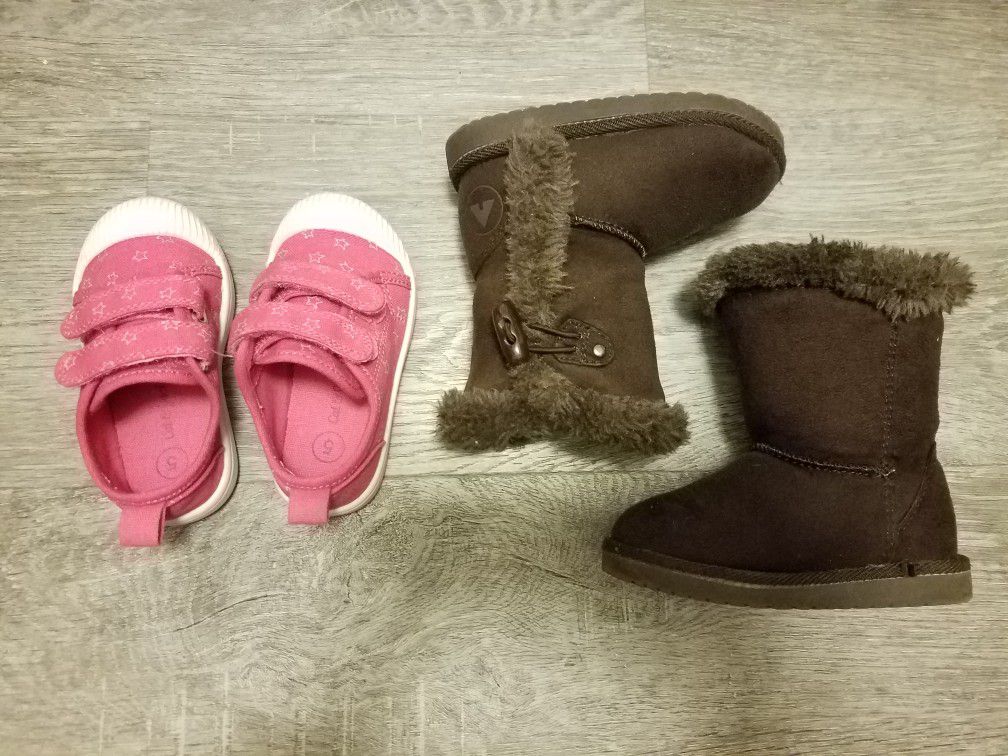 Size 5 toddler shoes and boots
