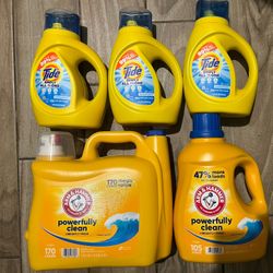 Detergent Arm Hammer And  Tide All For $30