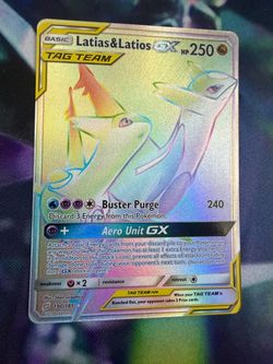 Latias & Latios Tag GX Team Mint condition Pokemon