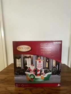 Holiday Living Good Ship Kringle Airblown Inflatable 