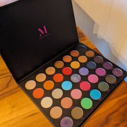 New Without Box 35 Color Eyeshadow Palette By Morphe Nikita Palette .