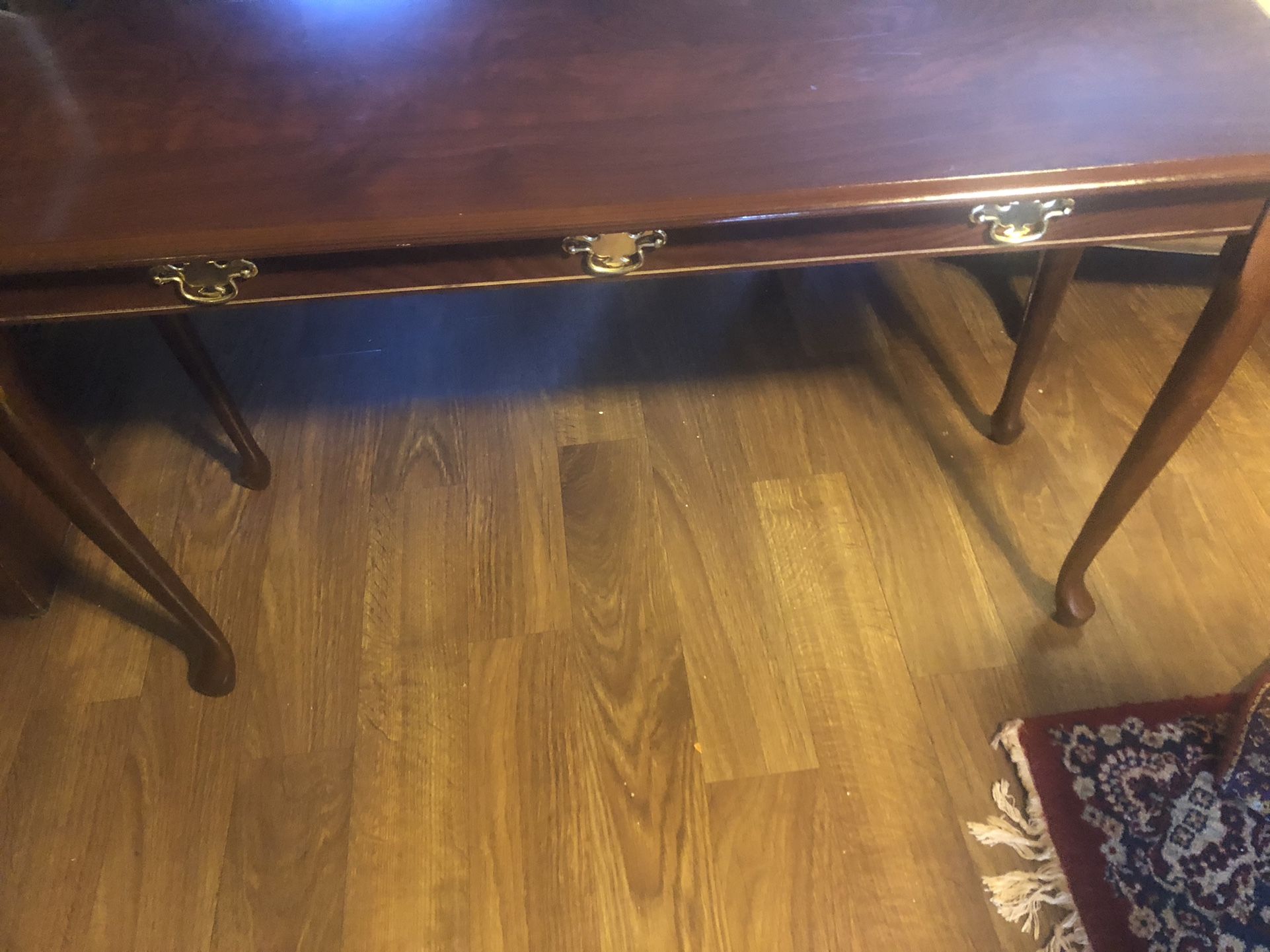 Sofa Table Queen Ann Style 64 inches Long 27 inches Tall 18 Deep