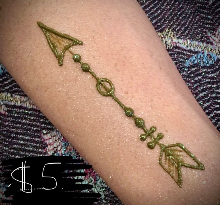 Temporary SMALL Henna tattoo