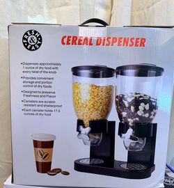 Cereal dispenser brand new in box color black