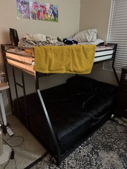 Twin over full bed frame