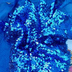 One Yard Of SOLID SEQUINS Fabric. 