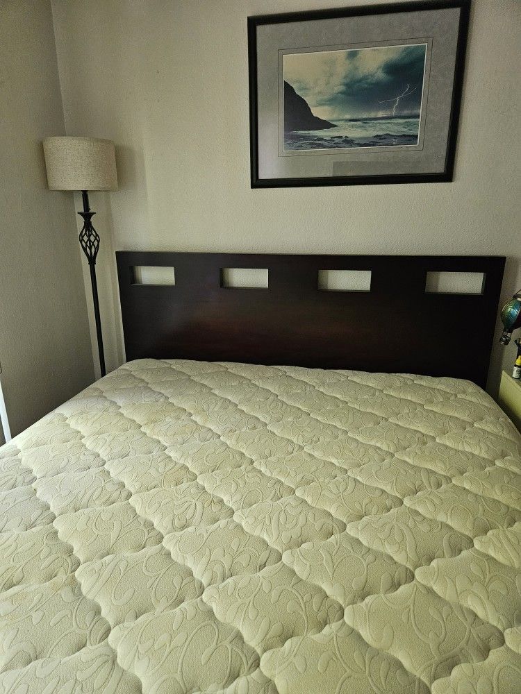 King Size Cherry Bed Frame $20