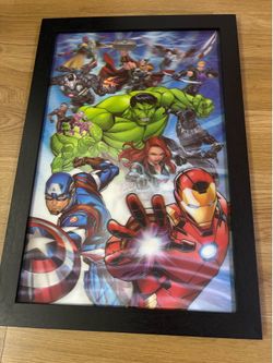 Pop Creations Marvel Avengers 3D lenticular wall art