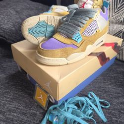 Jordan 4 Union “Desert Moss”