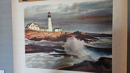 Original Seascape watercolor by Tom Hoyne