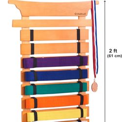 Martial arts belt holder