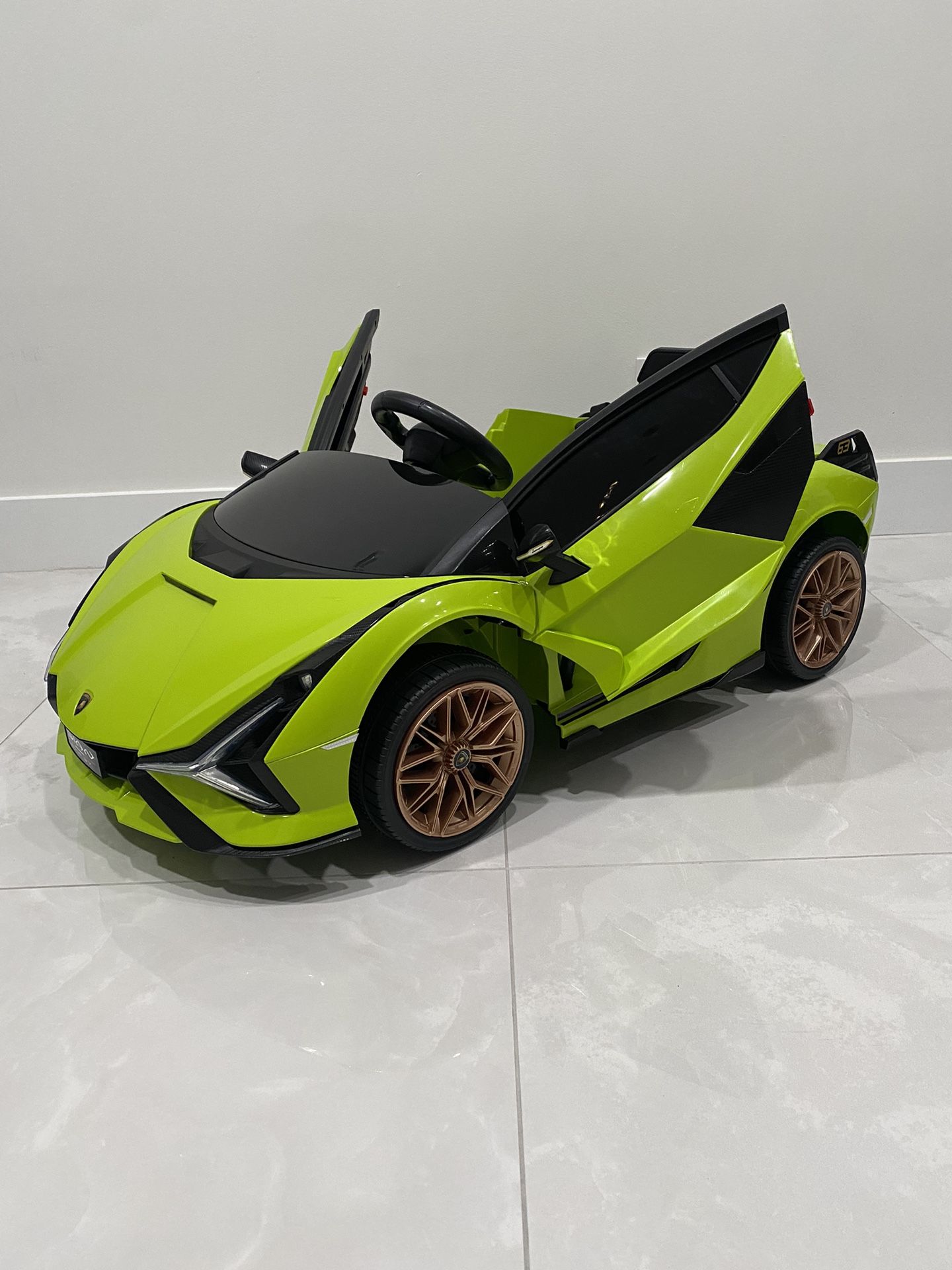 New Lamborghini SIAN power wheels kids ride on toy car