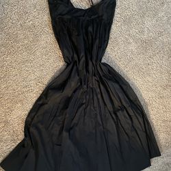 FOREVER 21 - Black Maxi Dress with Spaghetti Straps V neck - Size S