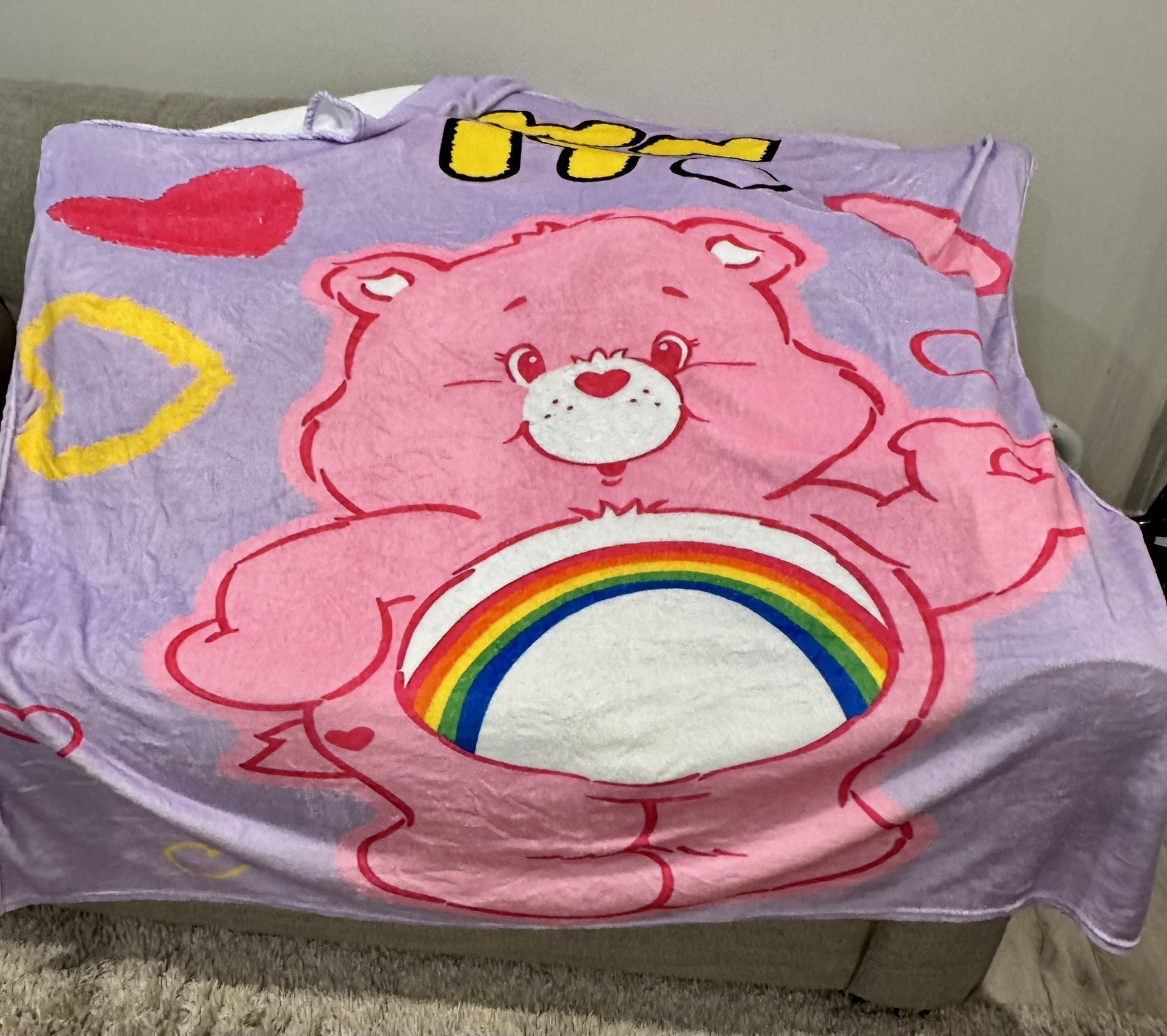 Care Bears & Friends Plush Blanket  Sale!