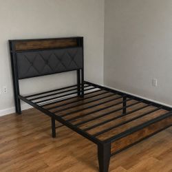 Twin XL Bed Frame w/ Storage & Charging Ports – LIKE NEW – Moving Sale (May 3+)