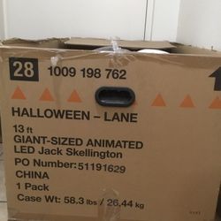 13 Ft Giant-Sized Animated LED Jack Skellington 
