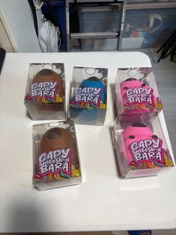 Capy Smoosh-a-Bara Squishy Toys – Lot of 5