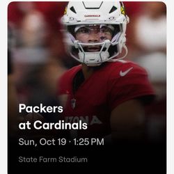 Arizona Cardinals v Green Bay Packers (amazing seats)