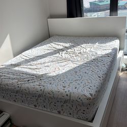 Ikea bed frame and helix mattress