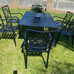 Brand New Patio Table Set All Metal