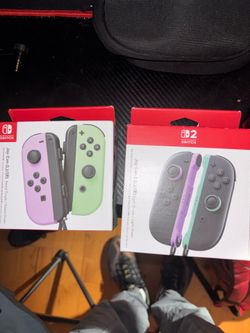 Switch 1 and switch 2 joy cons