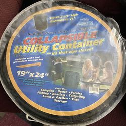 Camco RV collapsible Trash Can New