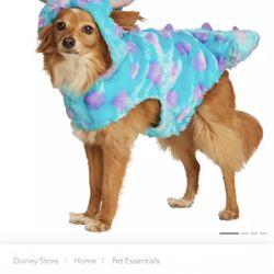 DISNEY PARKS SULLEY COSTUME FOR DOGS SULLY COSTUME