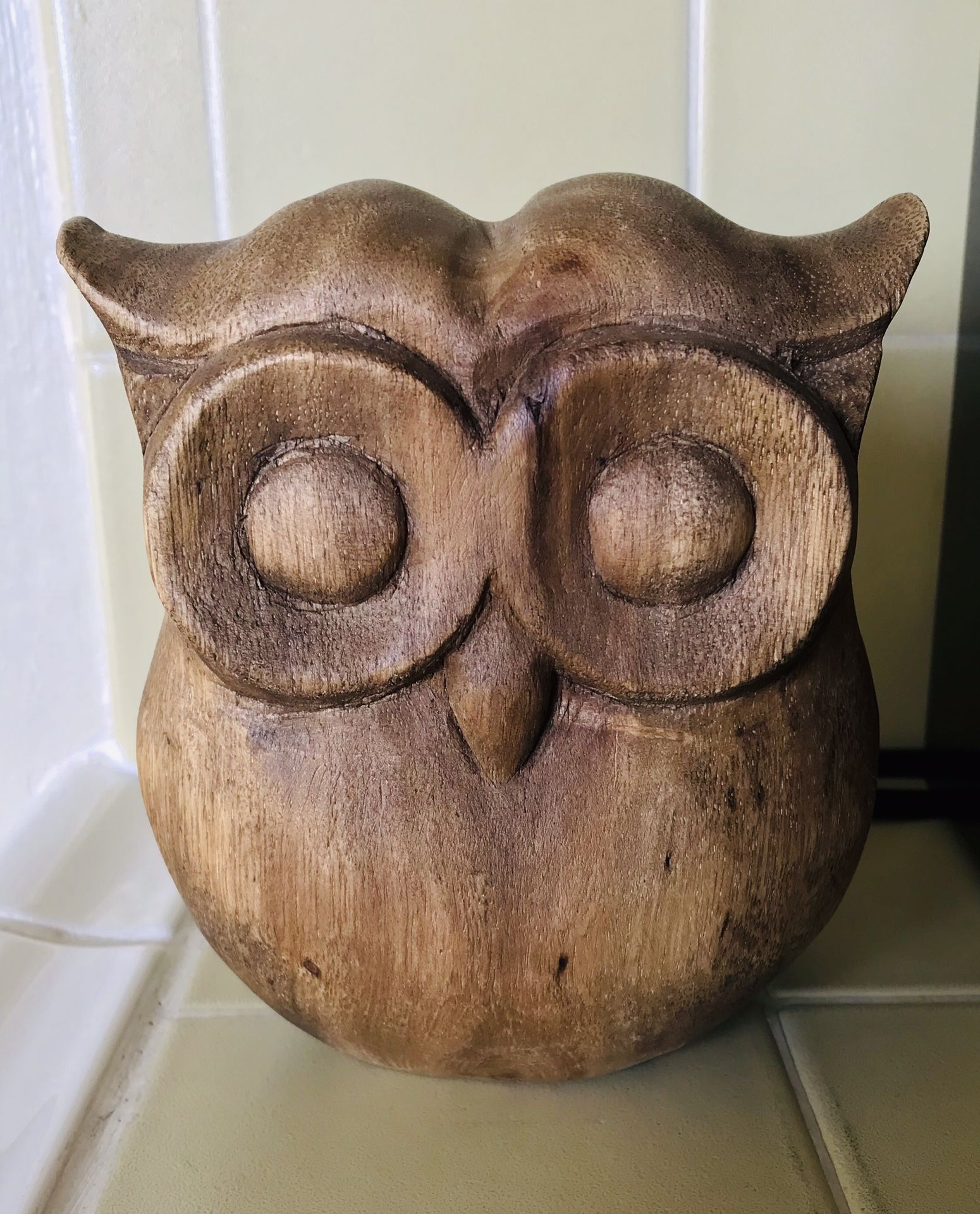 Decorative Wooden Owl