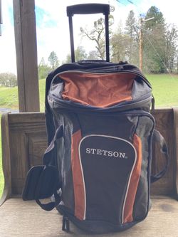 STETSON Rolling Duffel Bag Luggage Travel