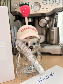 Starbucks Bearista Pink Strawberry