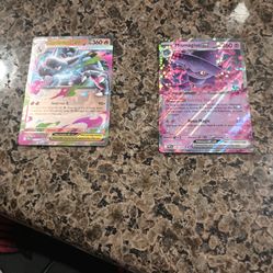Mega Charizard x EX And Mismagius EX