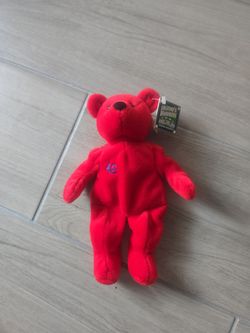Mo Vaughn Salvino's Bammers #42 Red Bean Bag Bear
