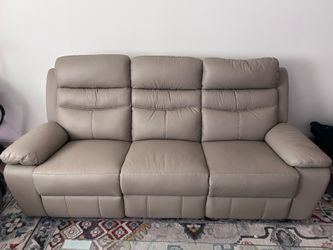 Lexicon Hancock Leather Power Double Reclining Sofa