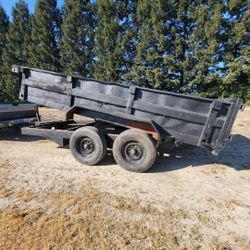 14k PJ dump trailer. Low profile