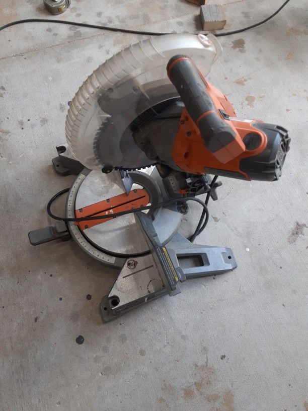 Ridgid Dual Bevel 10 " Miter Saw