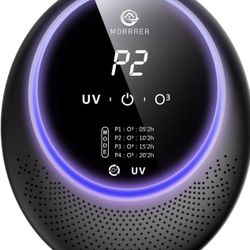 Advanced Cat Deodorizer for Litter Box, 99% Pets Odor Eliminator with 12000mAh Battery, Portable & Rechargeable