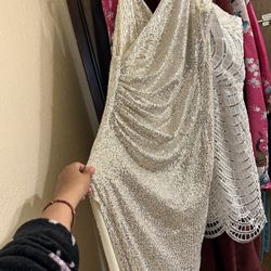 Baltic Born Sequin Side Slit stretch 