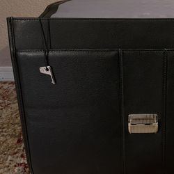 Black Leather Briefcase