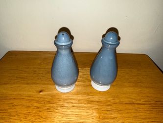 Denby Castile Blue Salt and Pepper Shakers
