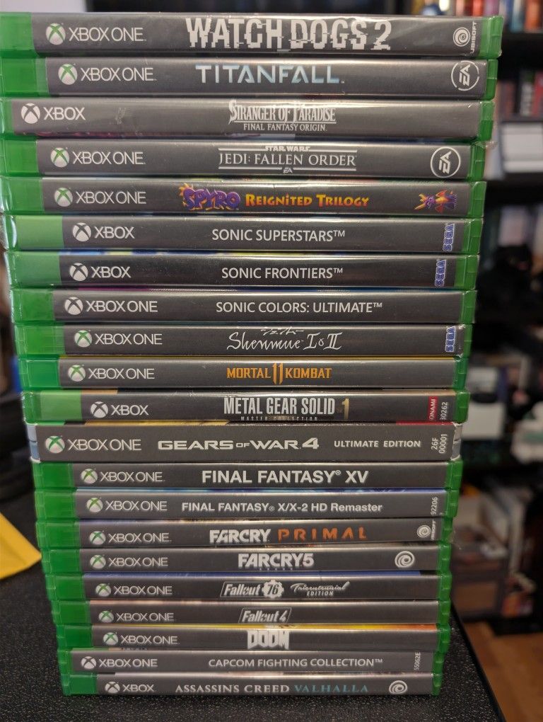 Xbox 21 Game MEGA LOT: MGS, Sonic, Capcom, Fallout & More! NO SPORTS TITLES!!!