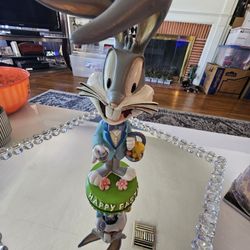 🔥 Warner Brothers W.B. Bugs Bunny warner bros looney tunes Bobble Head Statue Bugs bunny And Tweety Bird