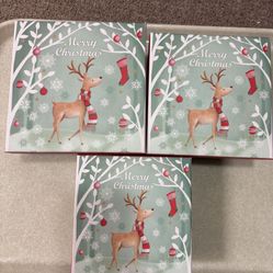 CA.  3 NESTLED GIFT BOXES. LARGEST IS 7” X 7”. 