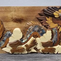 Handcrafted hardwood magnetic puzzle box