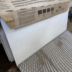 White DAL floor tile 12x24