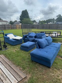4 piece chaise sectional $450