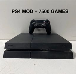 Playstation 4 MOD with 5TB HARD Drive Loaded with 7000 Games