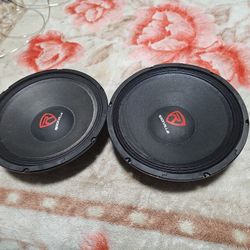 2 12 Inch Rockville  Hard Hittin Speakers 