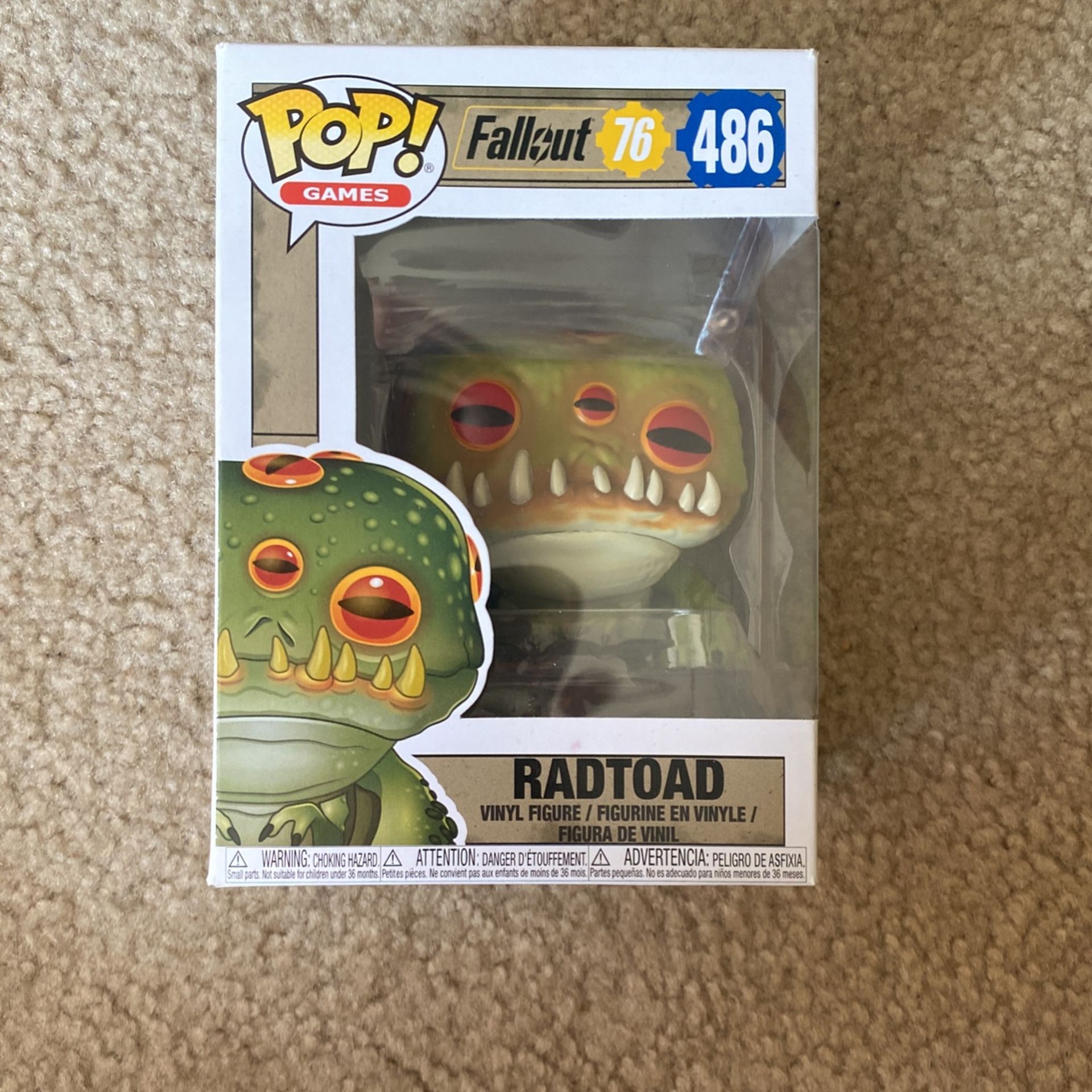 Fallout 76 Radtoad Funko Pop