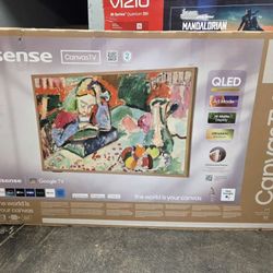 75S7N 75” Hisense canvas 4k Qled tv