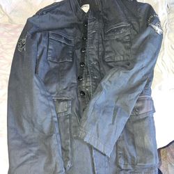 Mens Slim Fit Coat Size Large